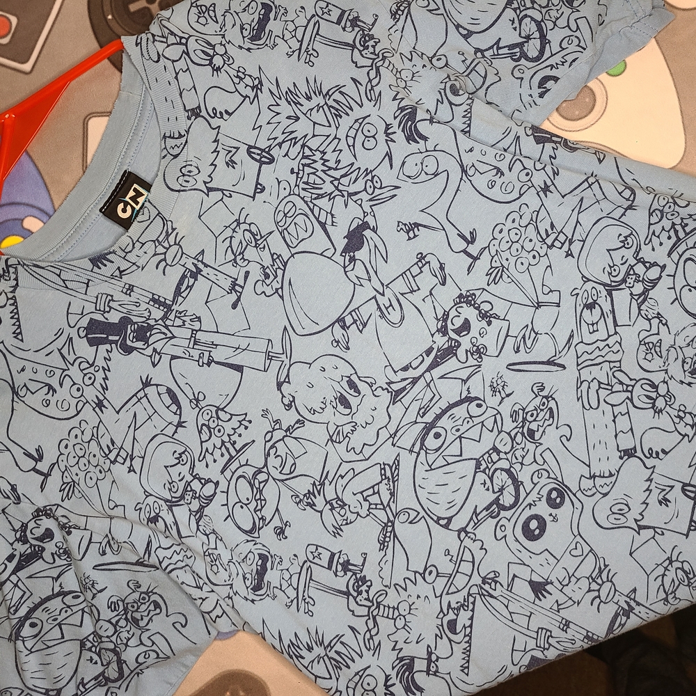 Kids Blue Graphic T-Shirt